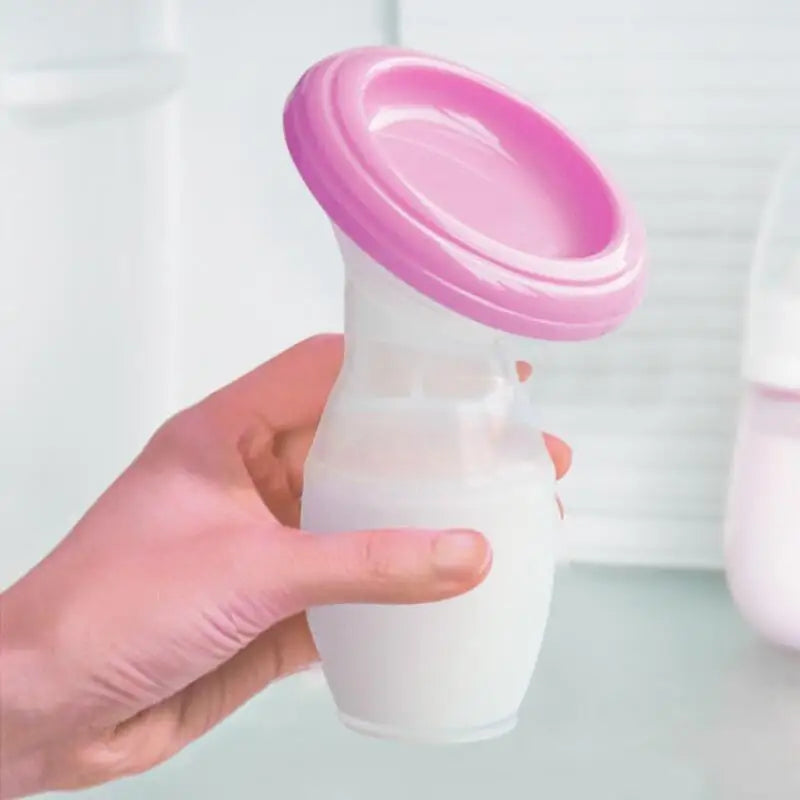 Portable silicone hand breast pump Breast milk reservoir Maternity