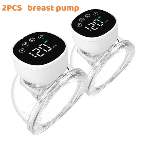 Wearable Breast Pump Electric Handsfree BPA Free 3 Modes 9 Levels USB