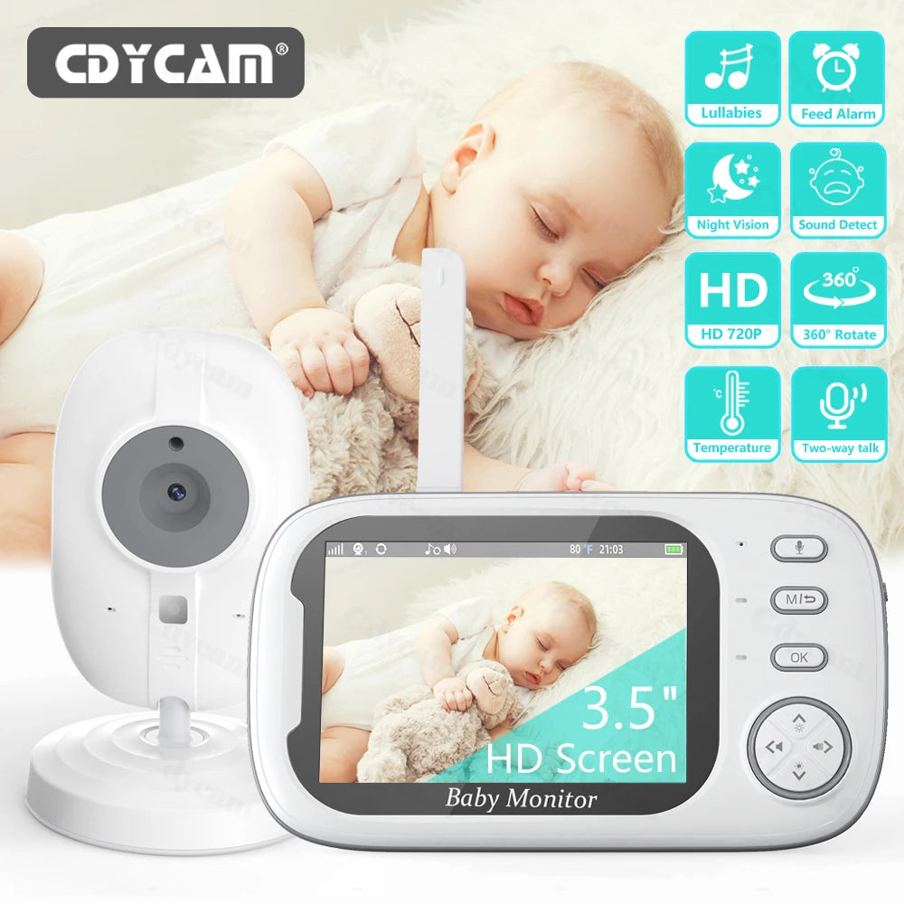 Cdycam New 3.5 inch Wireless Video Baby Monitor Night Vision