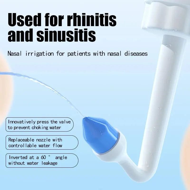 Manual Nasal Irrigator for Nasal Congestion, Household Adult Nasal