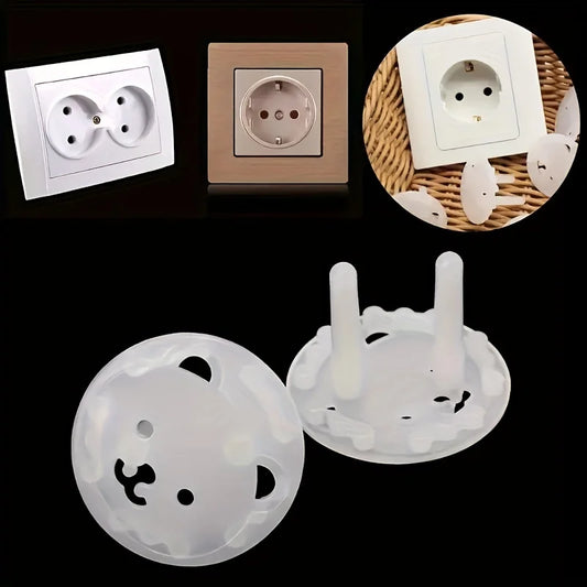 10pcs Bear EU Power Socket Electrical Outlet Baby Kids Child Safety