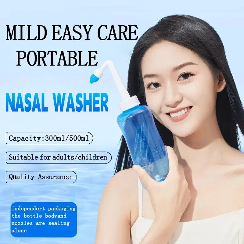 Manual Nasal Irrigator for Nasal Congestion, Household Adult Nasal