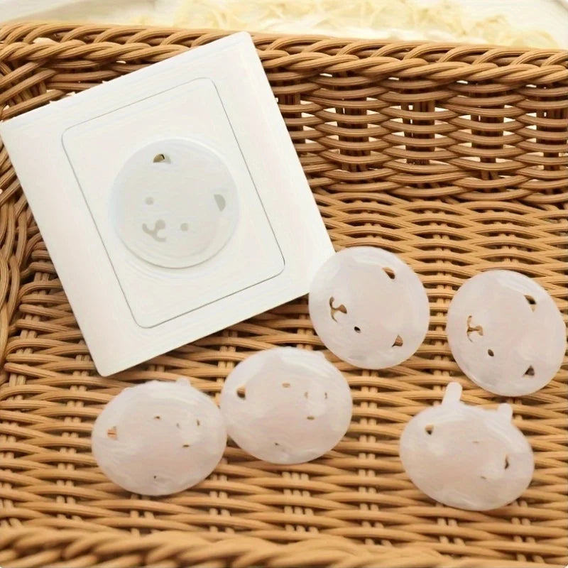 10pcs Bear EU Power Socket Electrical Outlet Baby Kids Child Safety