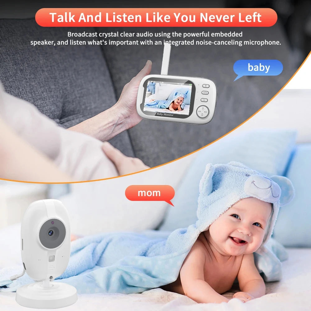 Cdycam New 3.5 inch Wireless Video Baby Monitor Night Vision