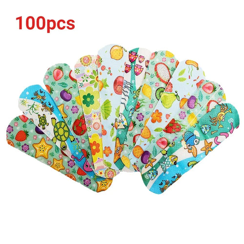 100Pcs Kids Bandages Bulk Kids Cute Cartoon Bandages Flexible Adhesive